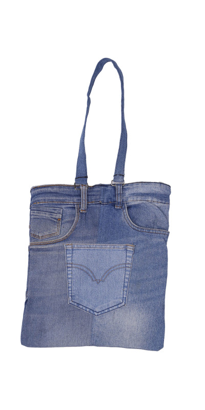 Denim Butt Bag Tote No Fly