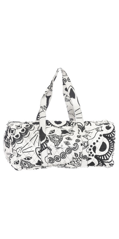 Duffel Bag Black & White Cats