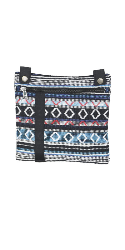 Woven Guitar Case Padded Gig Bag - Blue & Black