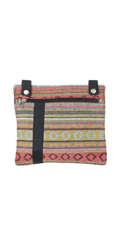 Woven Guitar Case Padded Gig Bag - Rust & Green