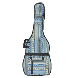 Woven Guitar Case Padded Gig Bag - Turquoise