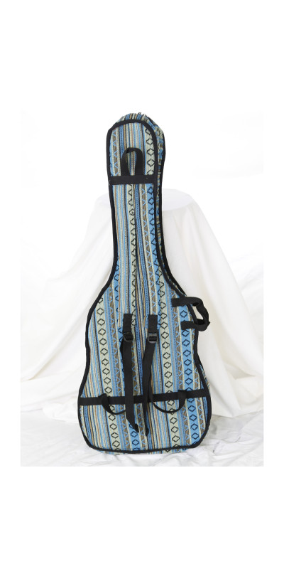 Woven Guitar Case Padded Gig Bag - Turquoise