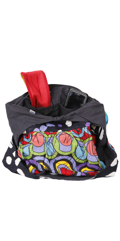 Hypno Moons Zip Top Hobo Shoulder Bag