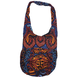 Origin Of Life Zip Top Hobo Shoulder Bag