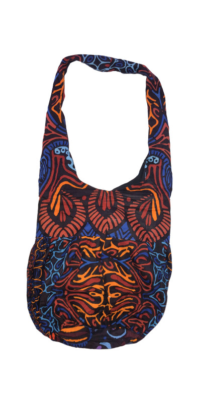 Origin Of Life Zip Top Hobo Shoulder Bag