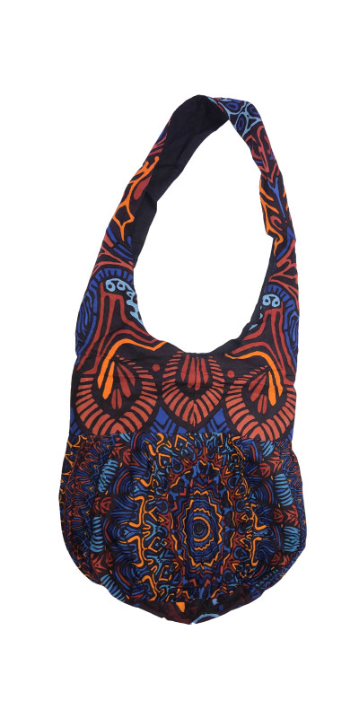 Origin Of Life Zip Top Hobo Shoulder Bag