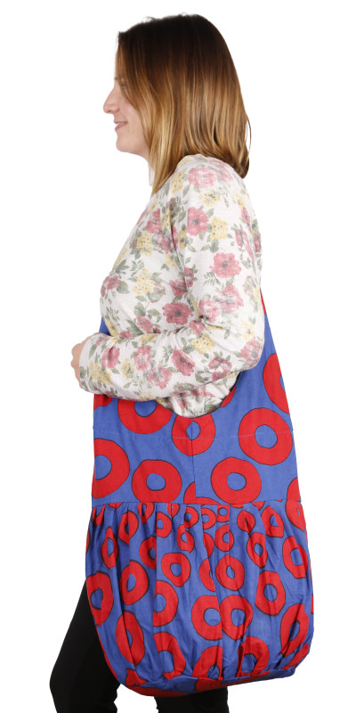 Donut Vibes  Zip Top Hobo Shoulder Bag