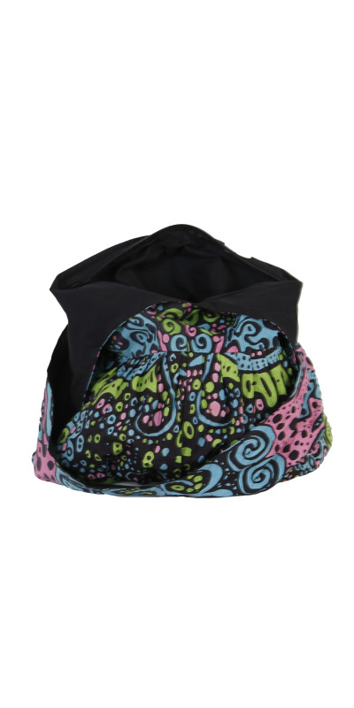 Psychedelic Zip Top Hobo Shoulder Bag