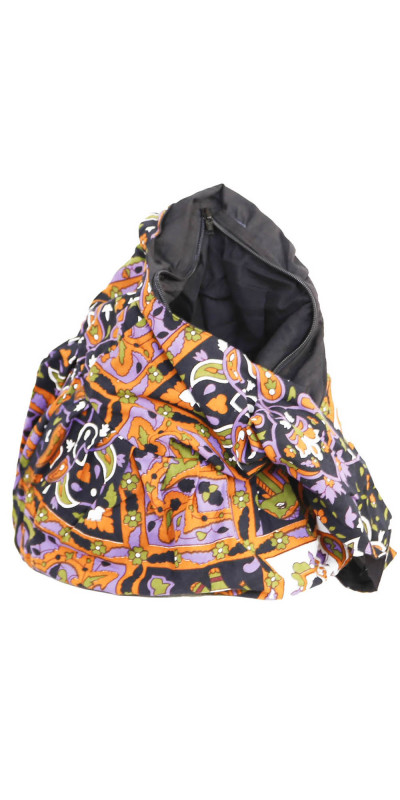 Earth Star Zip Top Hobo Shoulder Bag