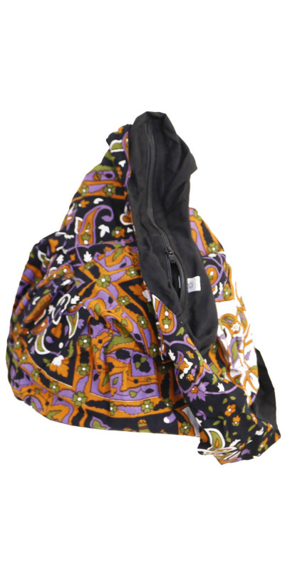 Earth Star Zip Top Hobo Shoulder Bag