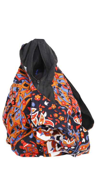 India Star Zip Top Hobo Shoulder Bag