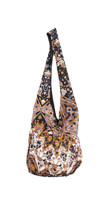 Dark Star Zip Top Hobo Shoulder Bag
