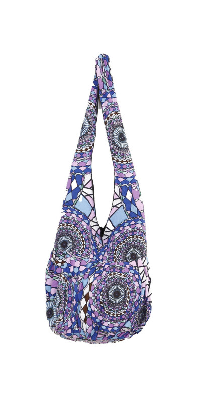 Ring Of Water Zip Top Hobo Shoulder Bag