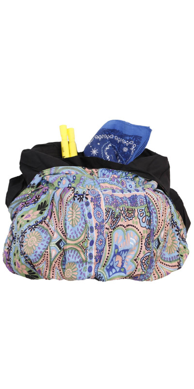 Infinity Star Zip Top Hobo Shoulder Bag