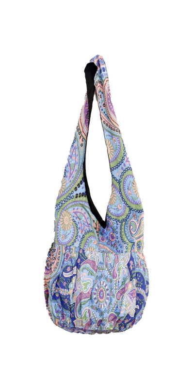 Infinity Star Zip Top Hobo Shoulder Bag