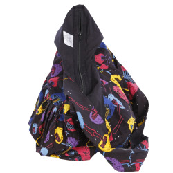 Shroom Spiral Zip Top Hobo Shoulder Bag