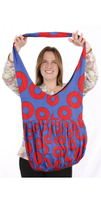 Donut Vibes  Zip Top Hobo Shoulder Bag