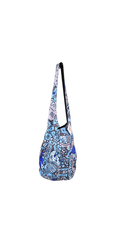 Twilight Daydream Zip Top Hobo Shoulder Bag