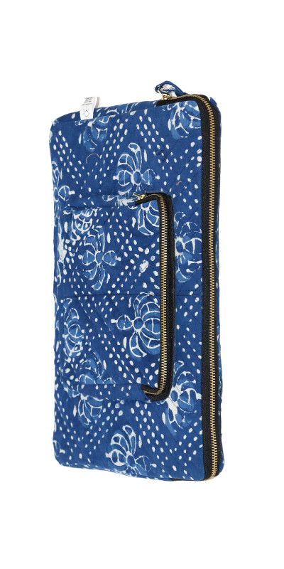 Laptop / Tablet Bag Blue Flower *CLEARANCE*