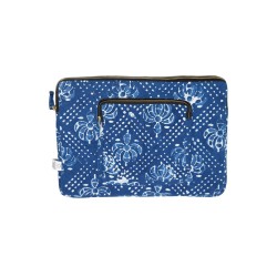 Laptop / Tablet Bag Blue Flower *CLEARANCE*