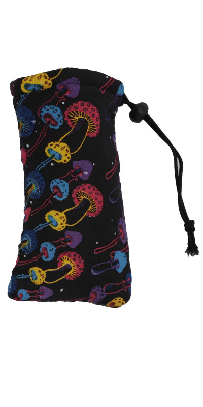Padded Pouch Stash Bag - Magic Mushrooms