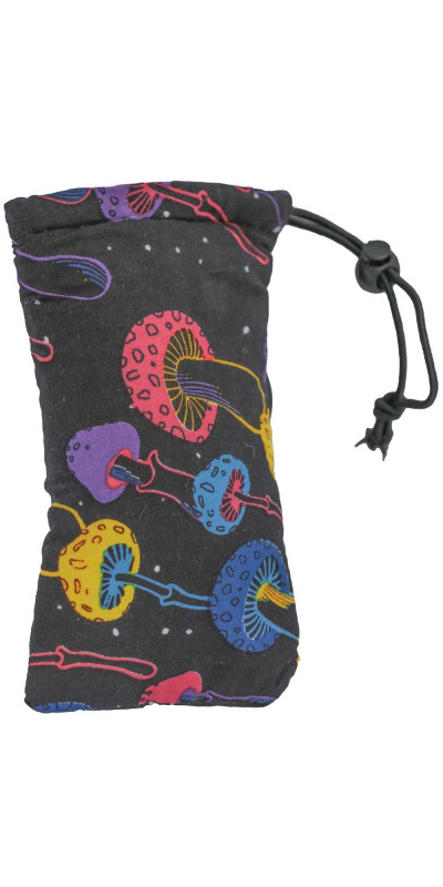 Padded Pouch Stash Bag - Magic Mushrooms