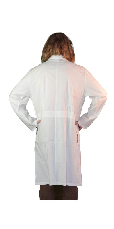 Blank White Lab Coat for Tie-Dyeing 100% Cotton