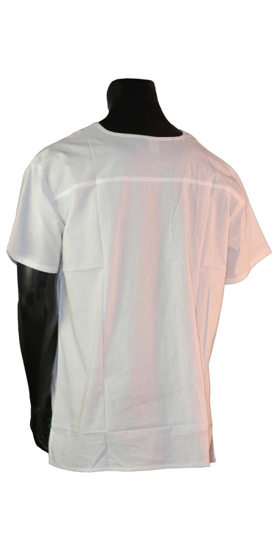 Blank White Scrubs for Tie-Dyeing 100% Cotton