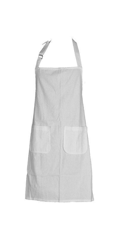 Blank White Apron for Tie-Dyeing 100% Cotton