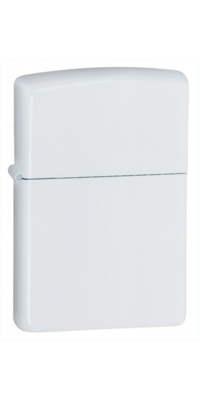 White Matte Zippo Lighter