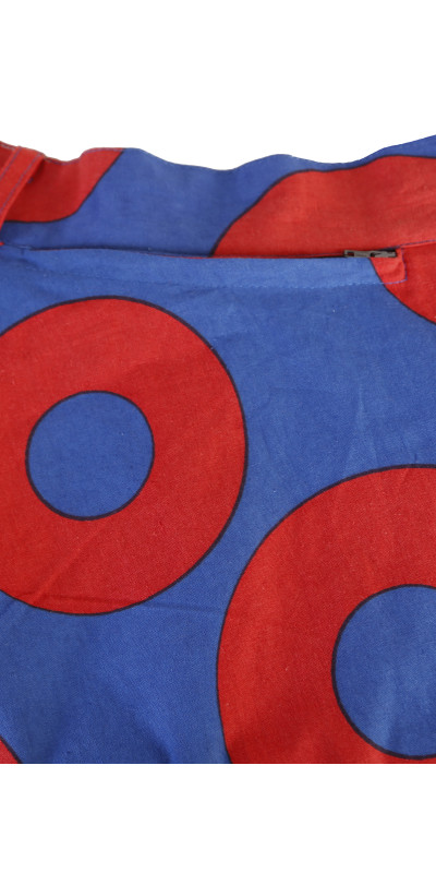 Donut Vibes Wrap Skirt with Zip Pocket