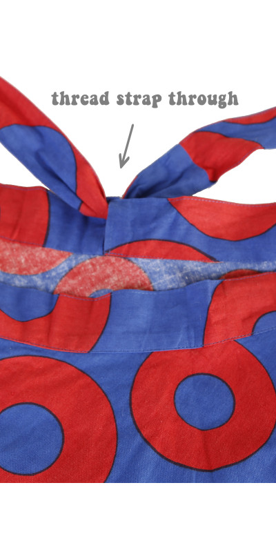 Donut Vibes Wrap Skirt with Zip Pocket