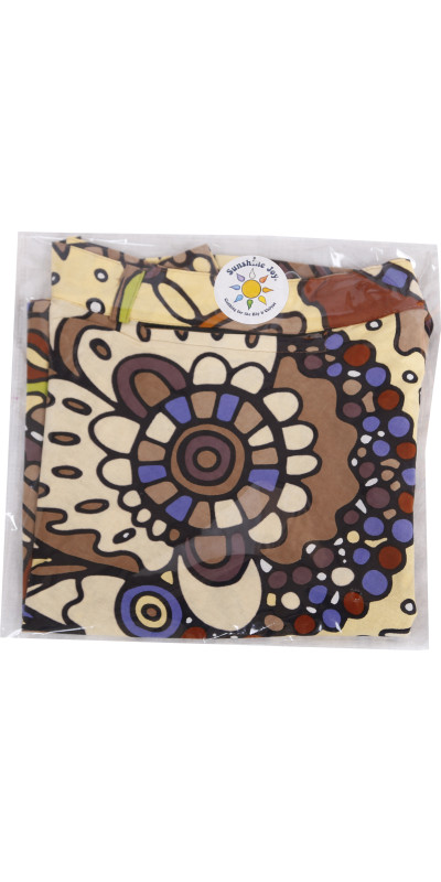 Plant Dream Short Wrap Skirt with Zip Pocket