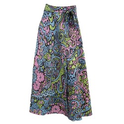 Liquid E Wrap Skirt with Zip Pocket