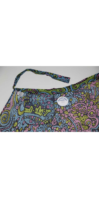 Liquid E Wrap Skirt with Zip Pocket