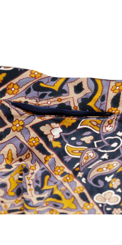 Dark Star Wrap Skirt with Zip Pocket