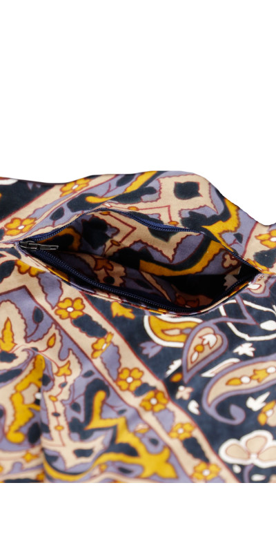 Dark Star Wrap Skirt with Zip Pocket