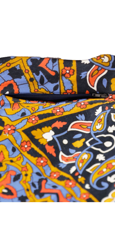 Earth Star Wrap Skirt with Zip Pocket