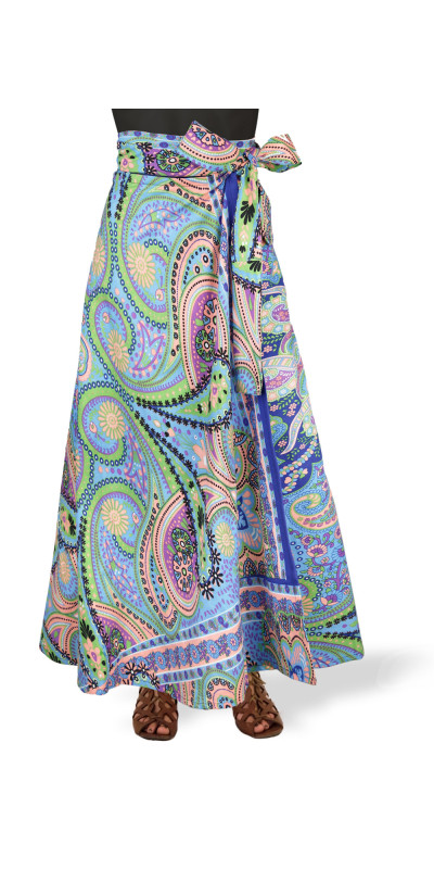 Infinity Star Wrap Skirt with Zip Pocket