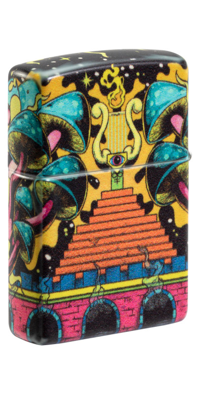 Glow In The Dark Skull Zippo Lighter