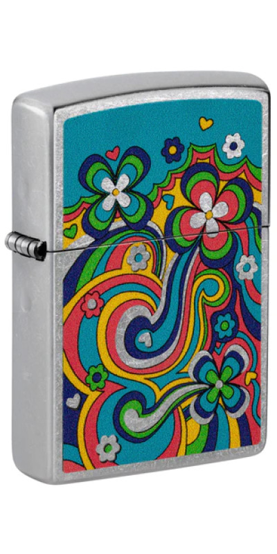 Flower Power Zippo Lighter
