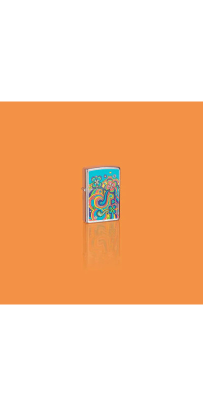 Flower Power Zippo Lighter