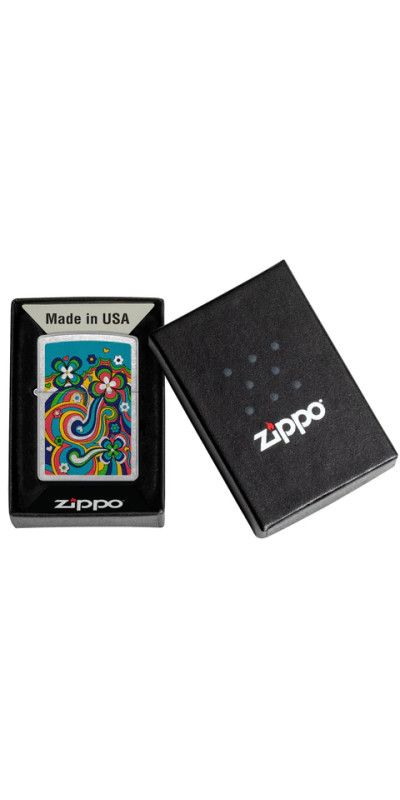 Flower Power Zippo Lighter