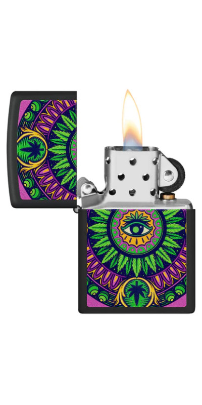 Leaf Eyeball Zippo Lighter