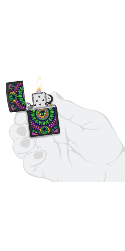 Leaf Eyeball Zippo Lighter