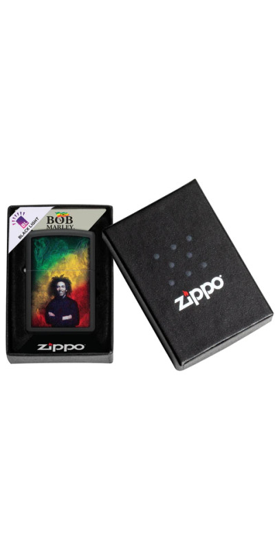 Bob Marley Blacklight Zippo Lighter