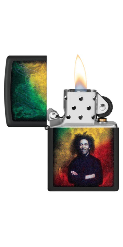 Bob Marley Blacklight Zippo Lighter