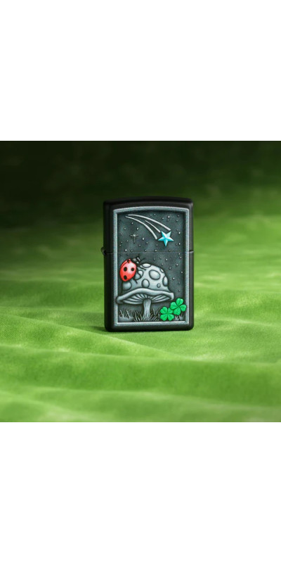 Lady Bug Mushroom Zippo Lighter