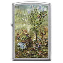 Gnome Grown Zippo Lighter Art by Mike DuBois