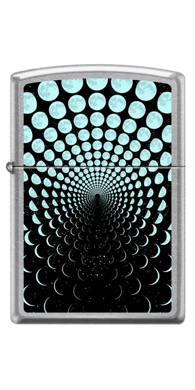 Moon Phases Zippo Lighter Art by Taylar McRee